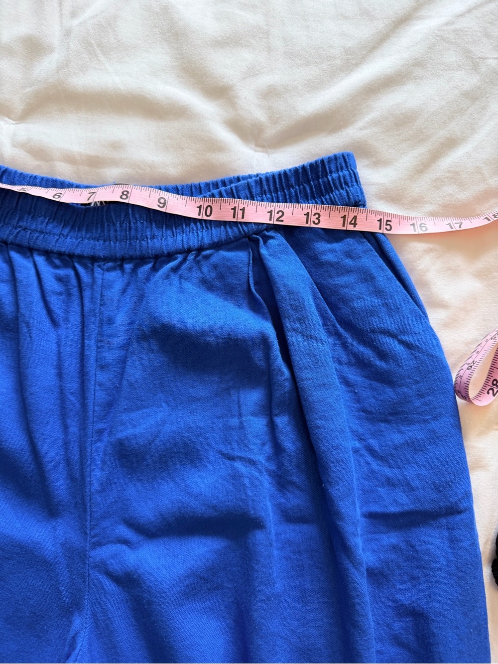 Zara Bright Cobalt Blue Wide-Leg Pants - Picture 4 of 6